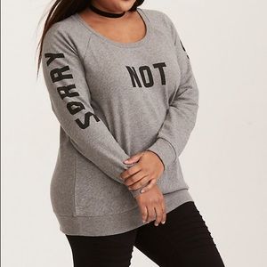 Sorry Not Sorry sweatshirt